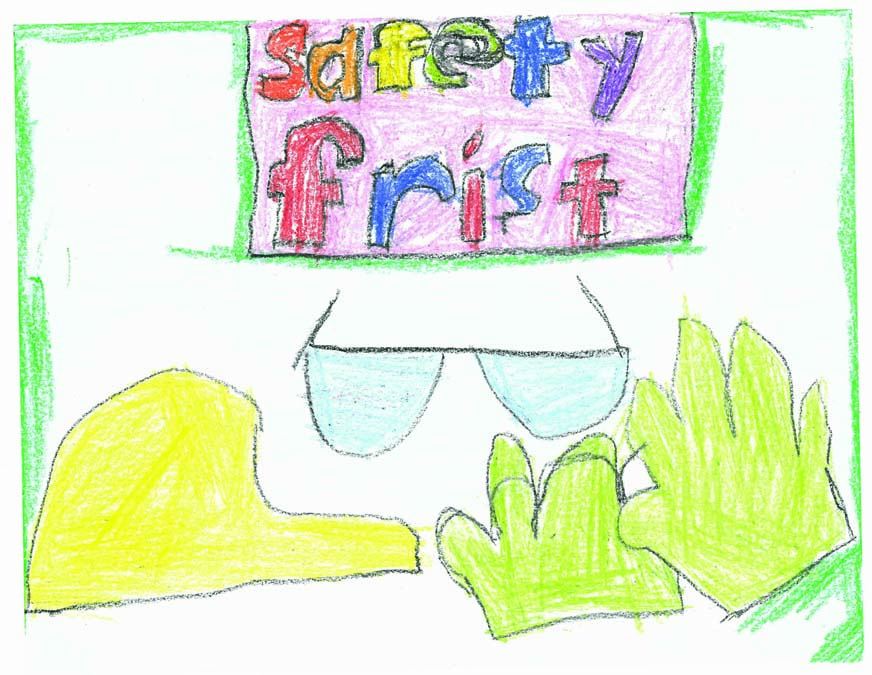 Drawings of safety equipment