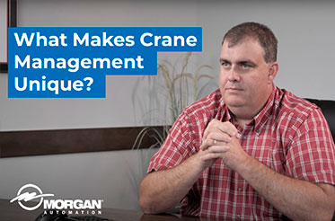 Mark Fedor discussing crane management