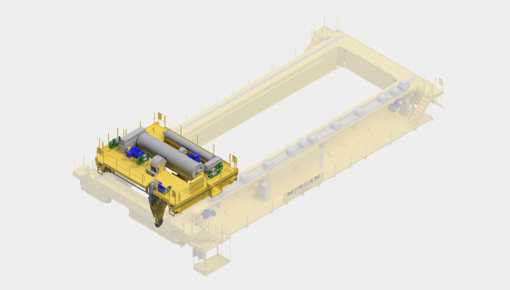 Assembled overhead crane