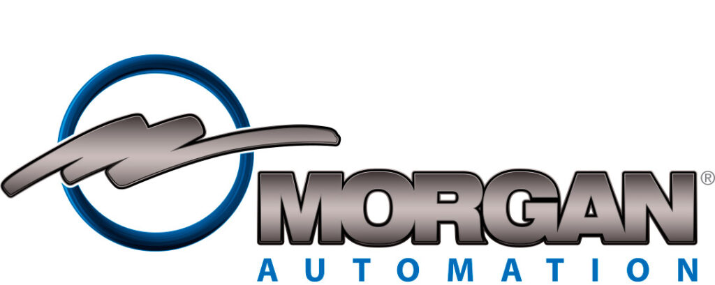 Blue and grey Morgan Automation Logo.