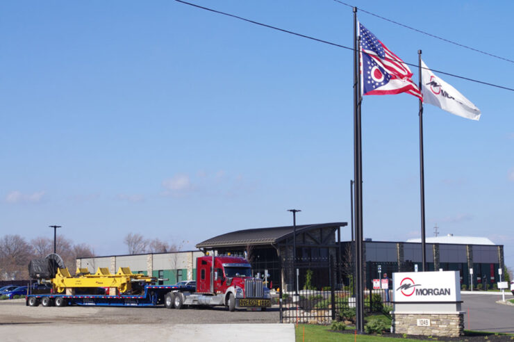 Exterior of Morgan Engineering headquarters.