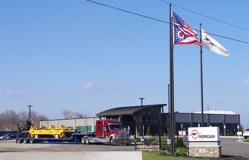 Exterior of Morgan Engineering headquarters.